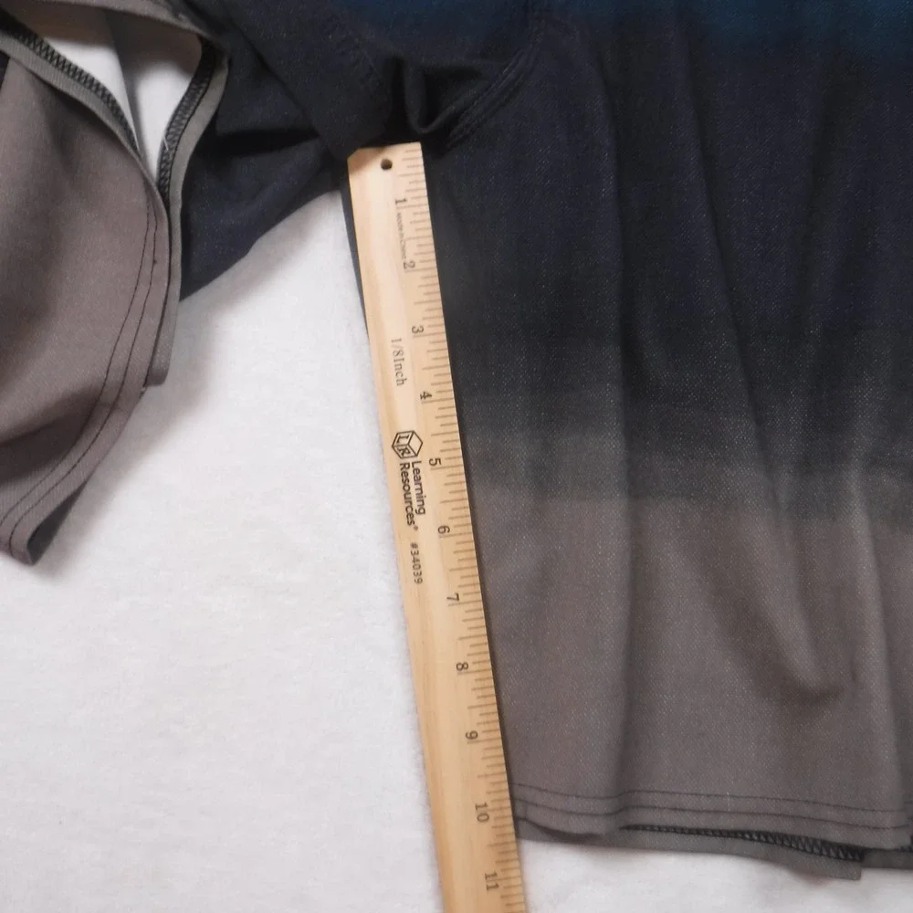 ONeill Mens Blue Grey Ombre Board Shorts Size‎ 34 Cargo Pocket Swim Trunks
